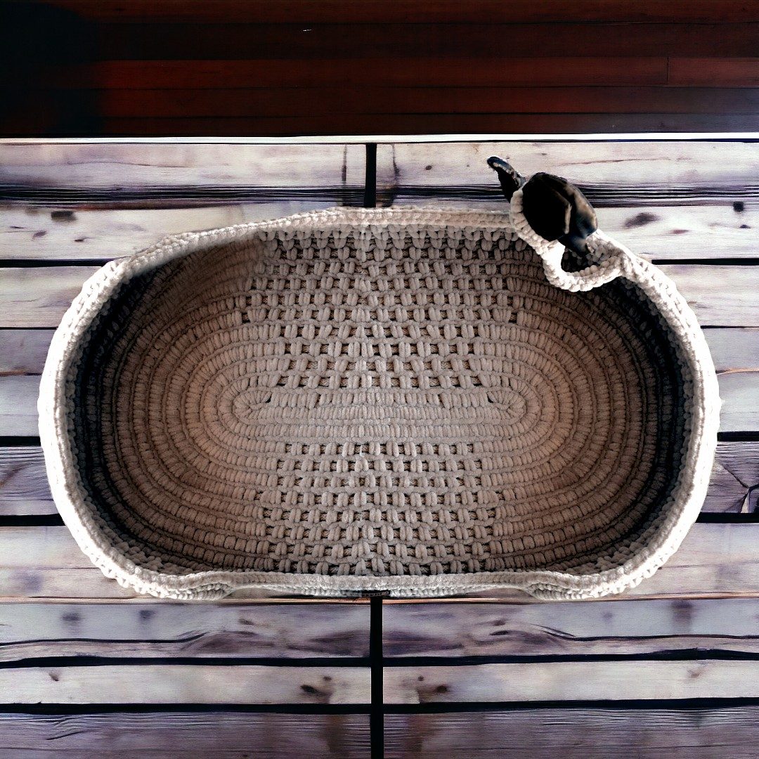 Pootchi Bej Oval Yatak - görsel 3